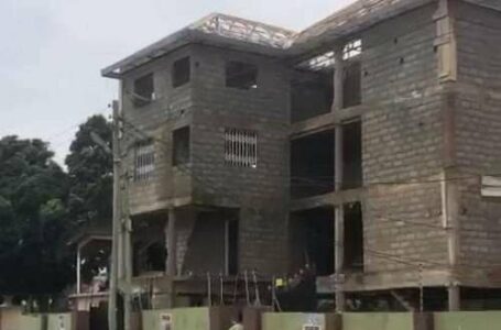 Uncompleted 3-storey building collapses at Ofankor