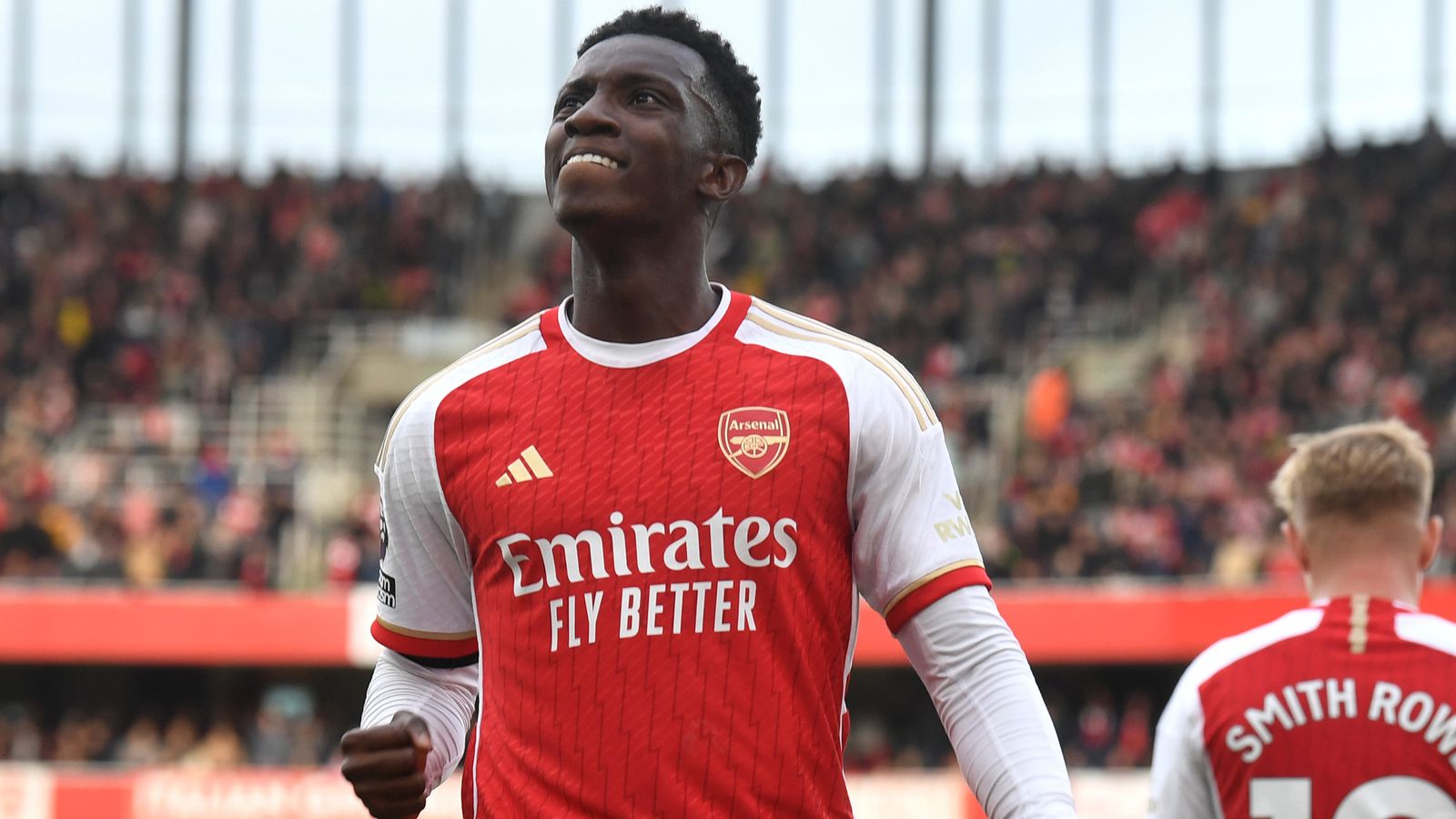 Eddie Nketiah scores hat-trick as Arsenal thrash Sheffield United