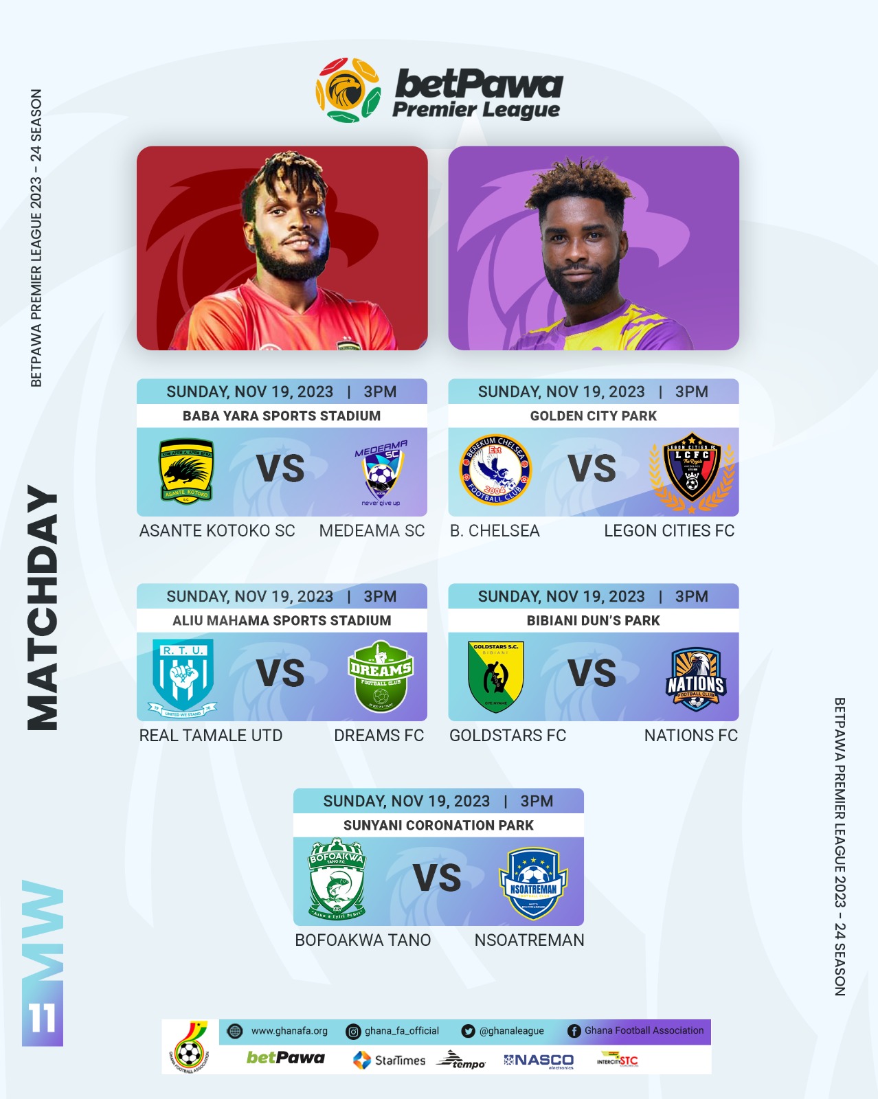 2023/24 GPL: Asante Kotoko battle champions Medeama SC on Sunday