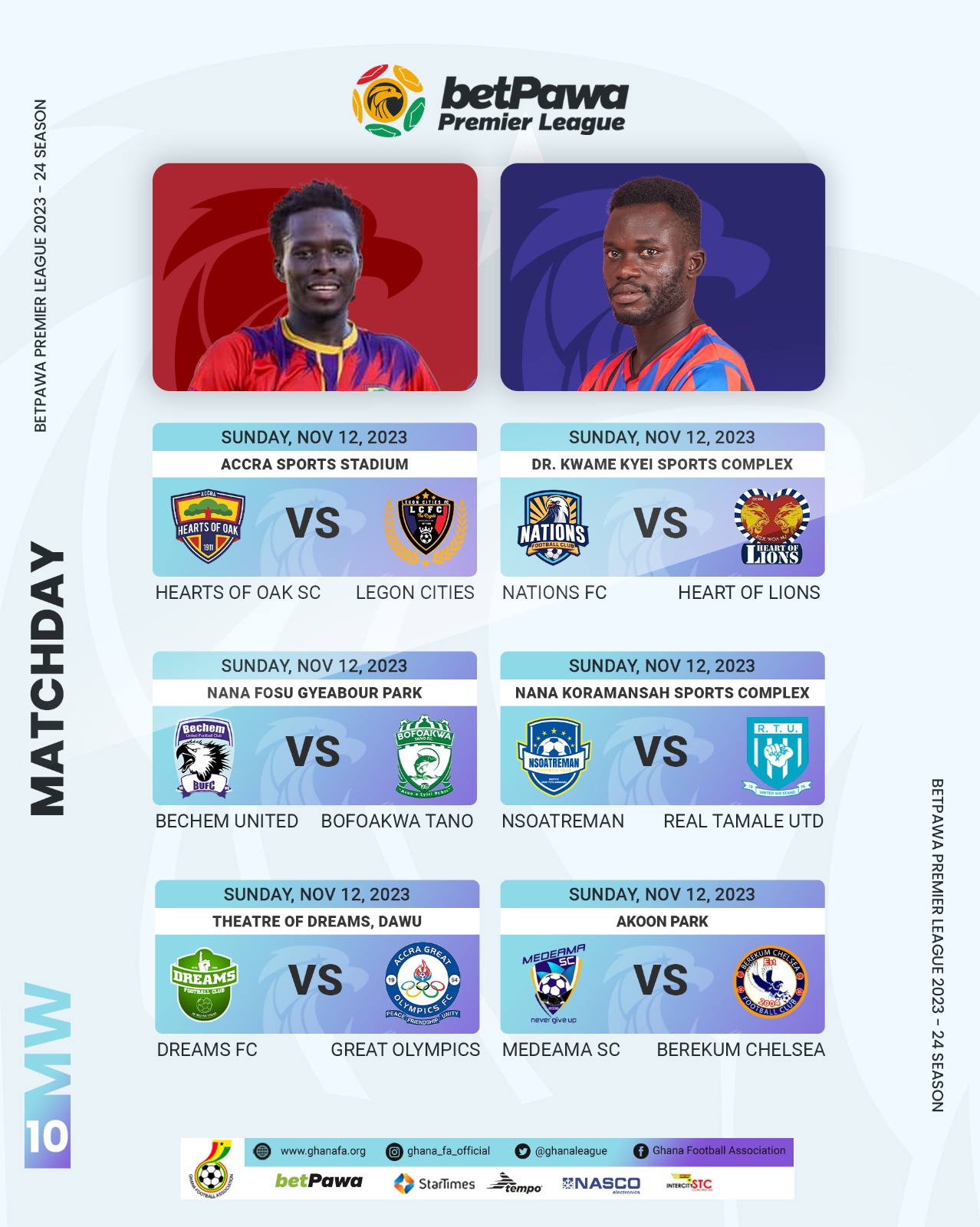 2023/24 GPL: Tricky duels for Hearts of Oak, RTU as they face Legon Cities and Nsoatreman
