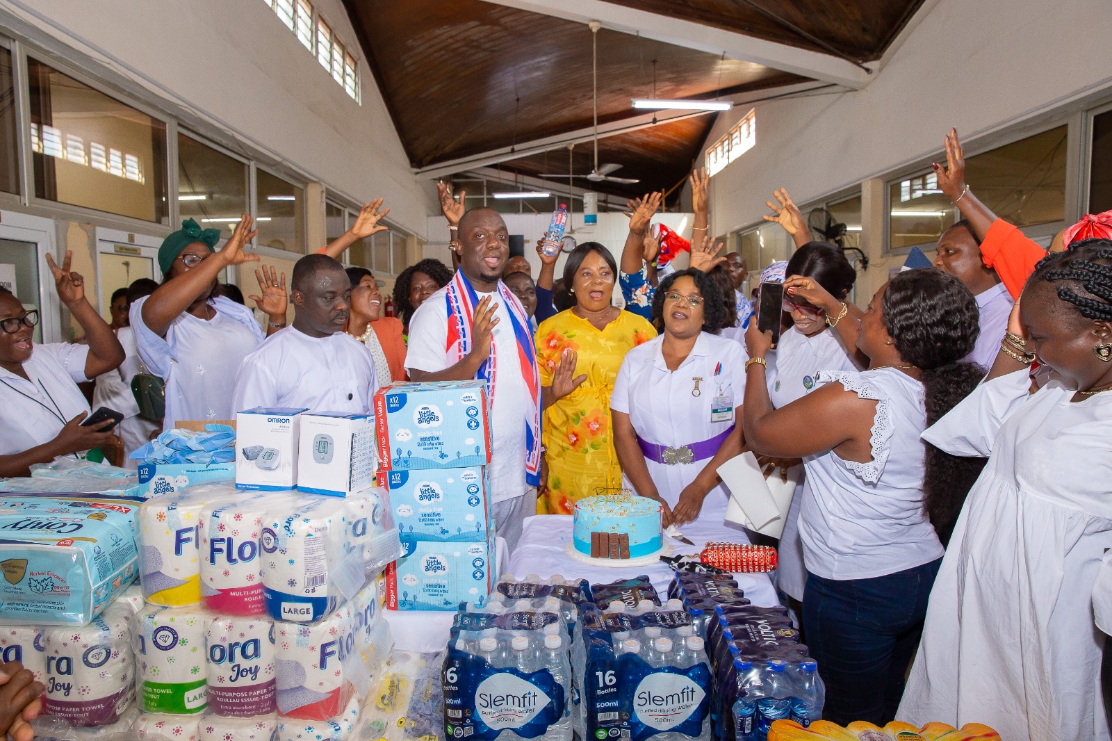 NPP General Secretary donates to Korle-Bu Teaching Hospital