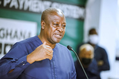 Mahama promises to stabilize economy if voted into power