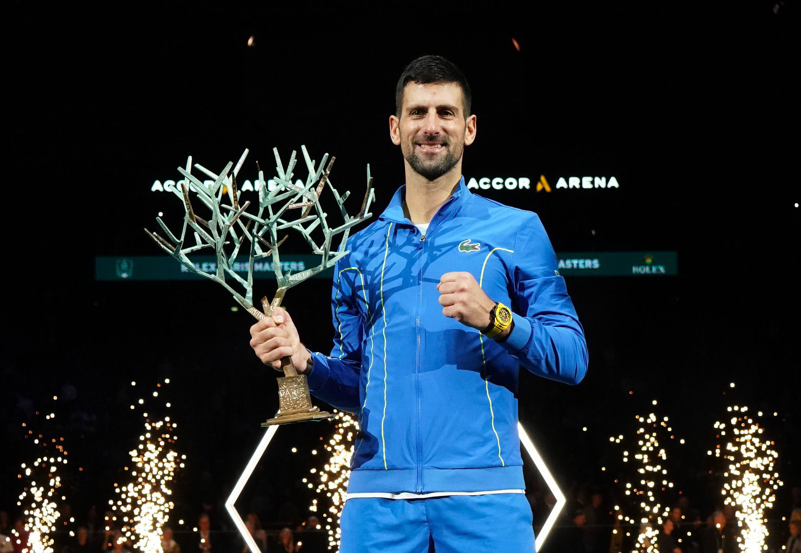 Novak Djokovic beats Grigor Dimitrov to win 40th Masters title