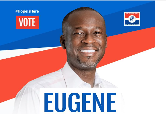 Eugene Arhin Secures NPP Nomination for Awutu Senya West, Aiming to Unseat Incumbent NDC MP in 2024.