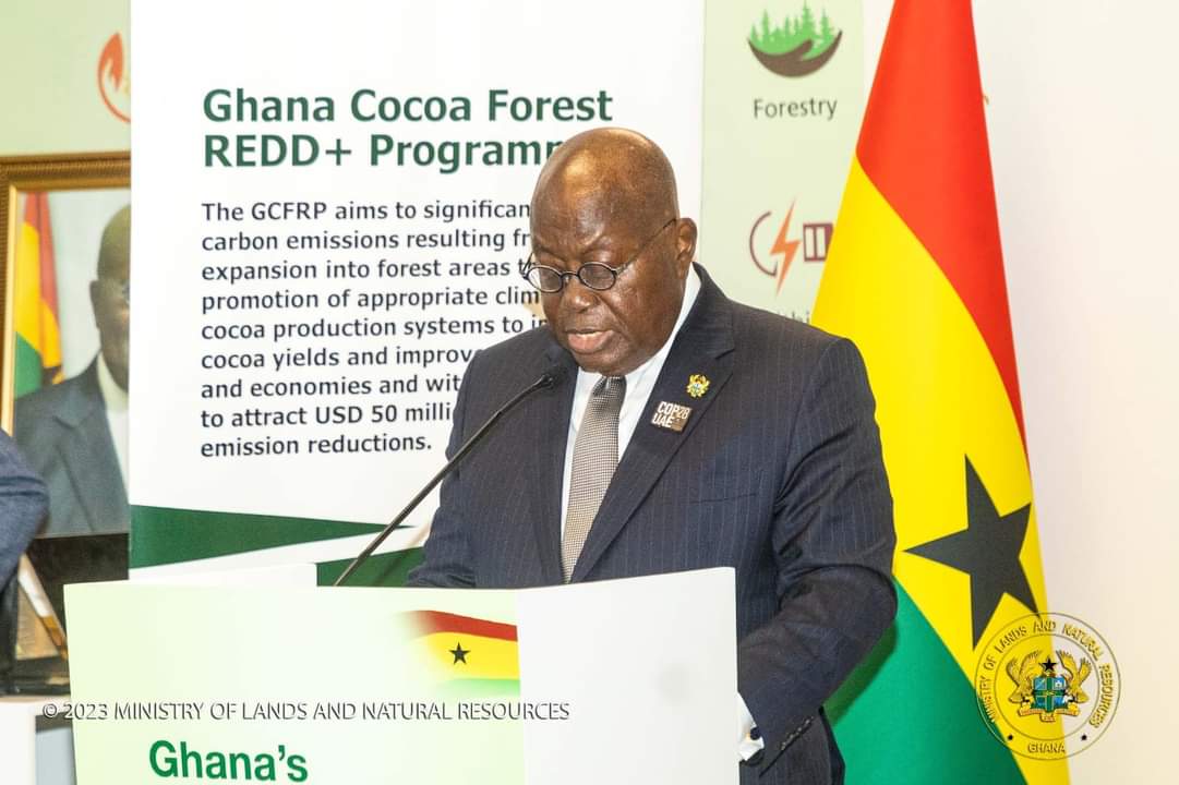 GHANA’S FOREST SECTOR RESILIENT COUNTRY PACKAGE OUTDOORED BY PRESIDENT AKUFO-ADDO; UAE COMMITS US$30M