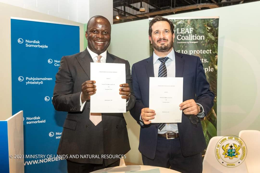 Ghana signs $50m emission reduction payment agreement under LEAF Coalition