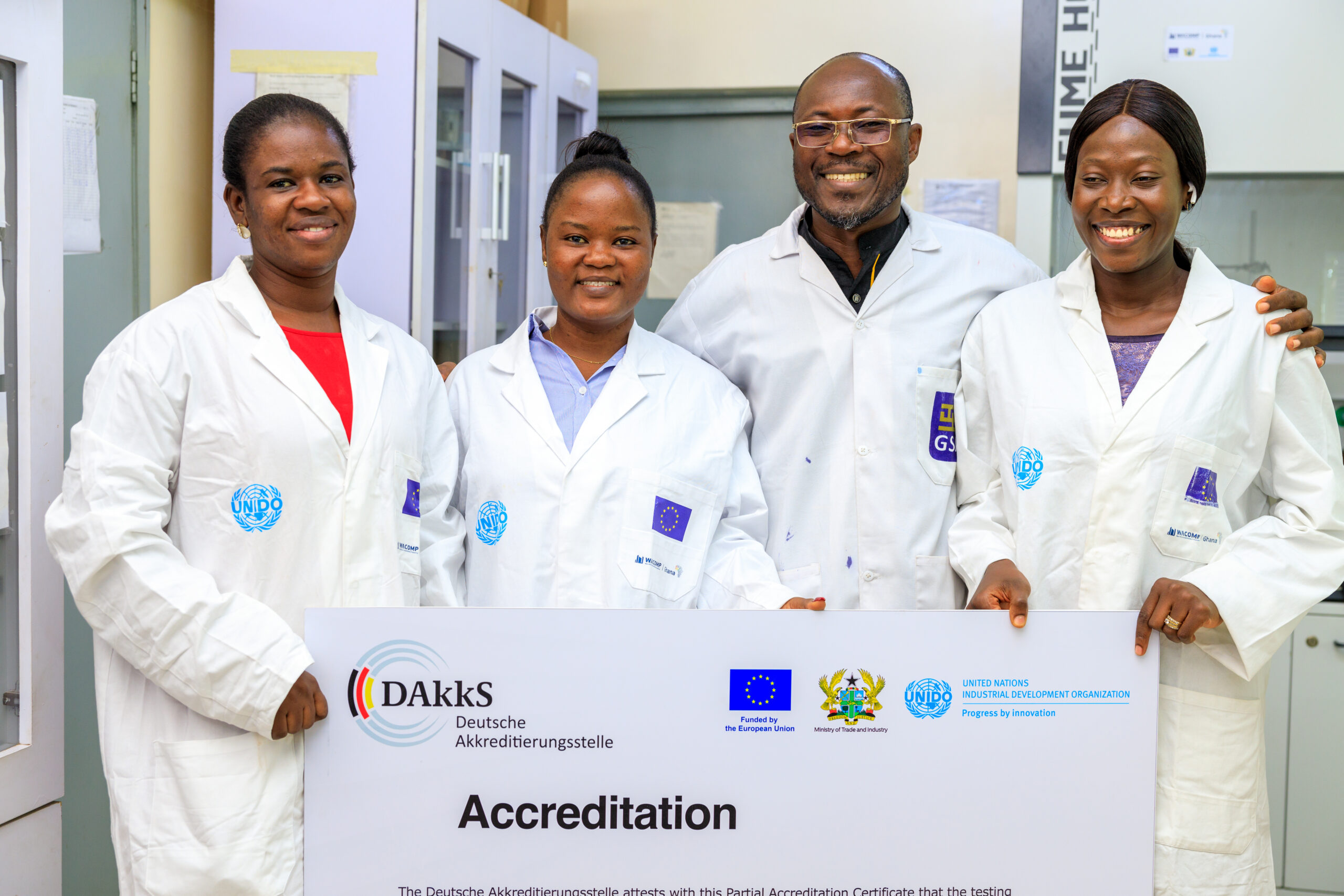 GSA Cosmetics Laboratory first to receive accreditation in testing methods in Africa