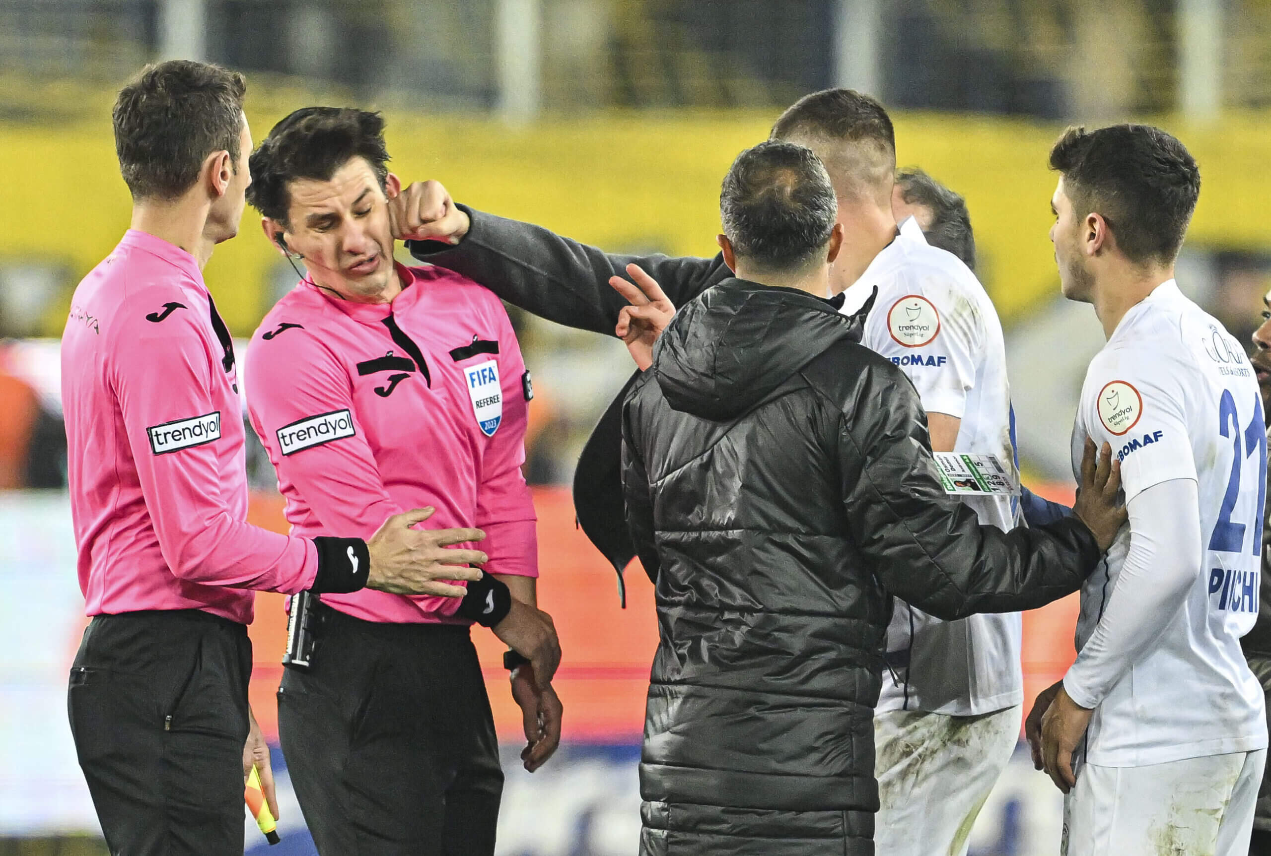 Ankaragucu president Faruk Koca given permanent ban for punching referee, says Turkish FA
