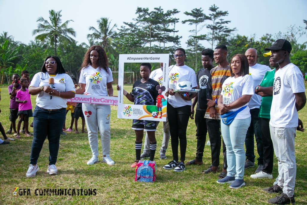 GFA wraps up Women’s Football Campaign “Raising Awareness” for the Year 2023 at Akyem Akooko