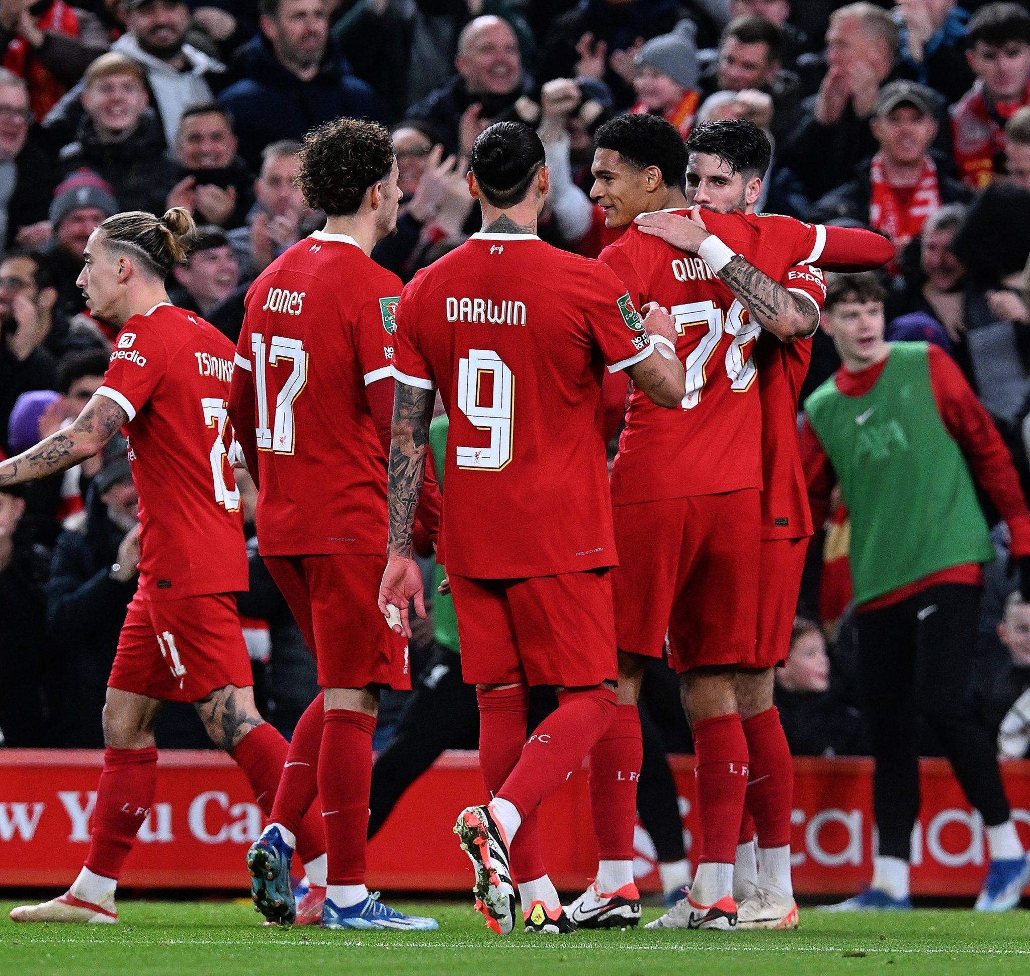 Liverpool rout West Ham to claim Carabao Cup semi-final spot