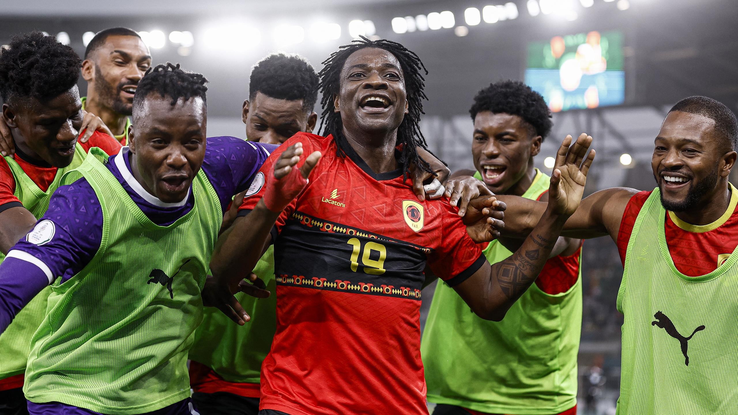 Gelson Dala double helps Angola end quarter-final drought at AFCON