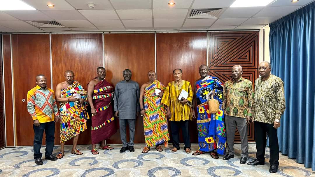 Owusu-Bio chairs meetings on the Newmont Ahafo North Mines Project