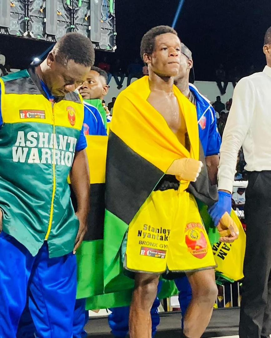 Meet “Ashanti Warrior “the Ghanaian boxer who aspires to be a world champion