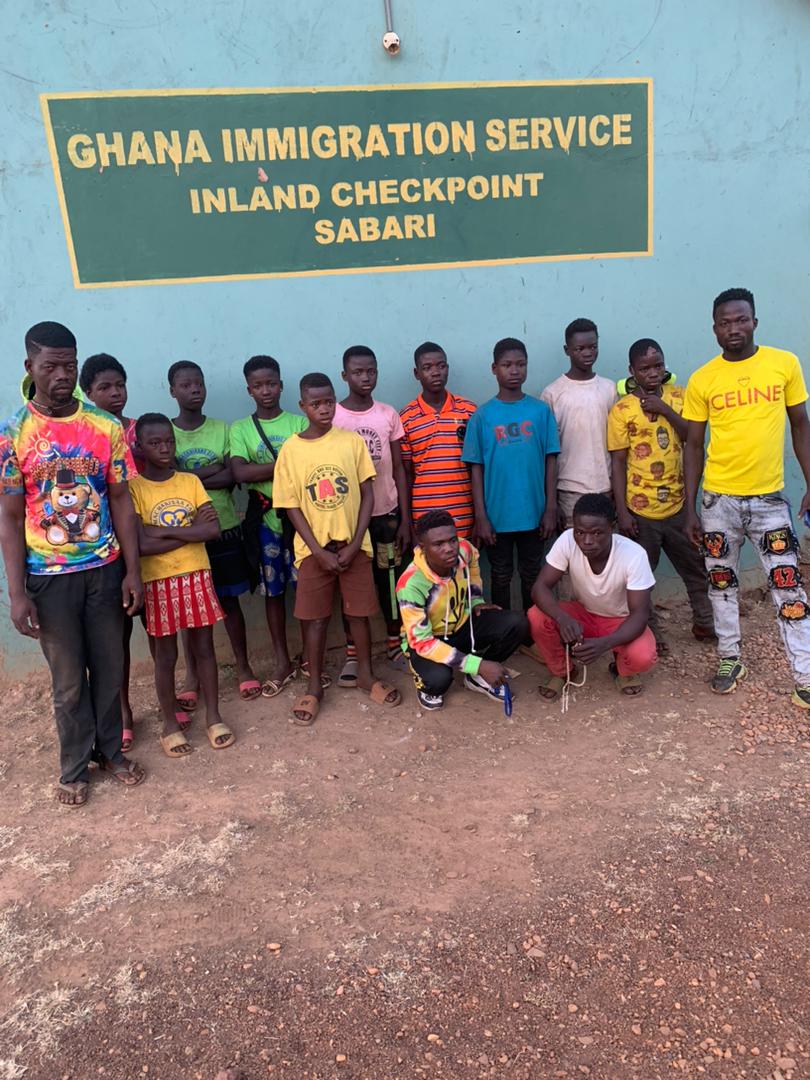 Child Trafficking: Immigration Service Yendi Sector Command rescues ten minors
