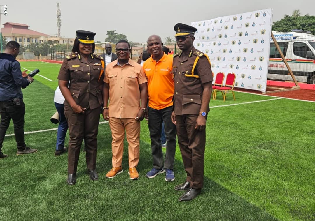 Bawumia Commissions New Astro Turf For Ghana Prison Service