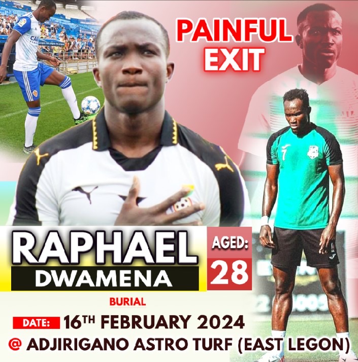 Raphael Dwamena goes home on February 16