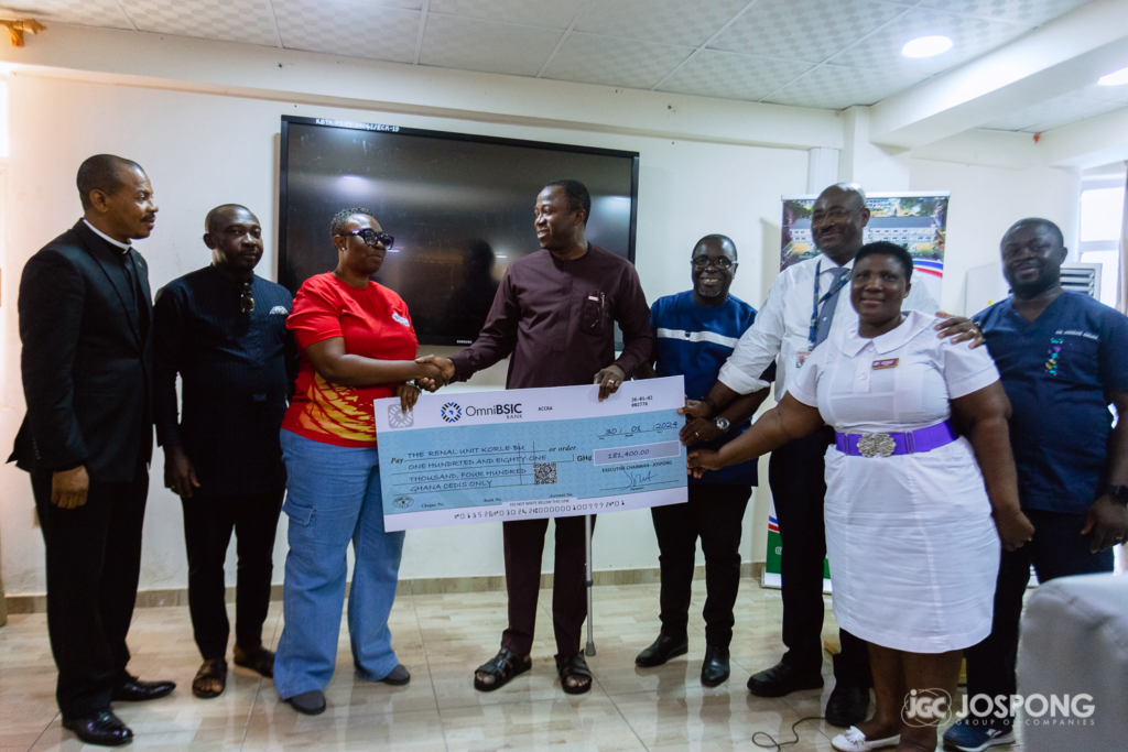 Jospong Group Supports 3 Dialysis Units with GHc500,000