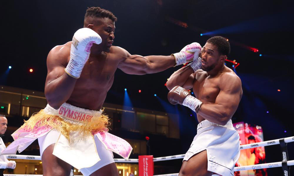 Anthony Joshua vs Francis Ngannou: Briton delivers statement win with second-round knockout