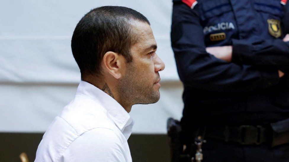 Ex-Brazil player Dani Alves to be freed on €1m bail after rape conviction