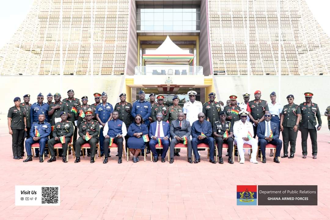 Ghana Navy takes over Jubilee House guard duties
