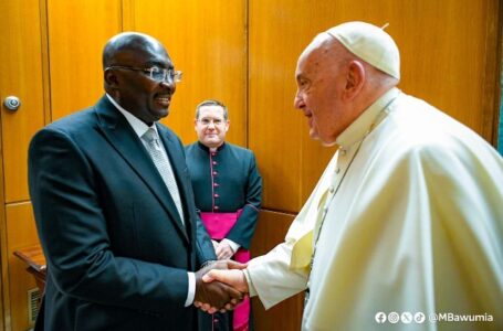 Catholics hail Bawumia for religious diversity after visit to Pope Francis