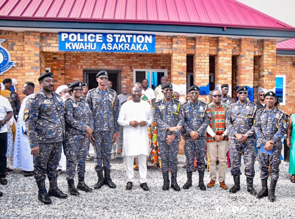 VP Bawumia Commissions Police Station For Asakraka Community