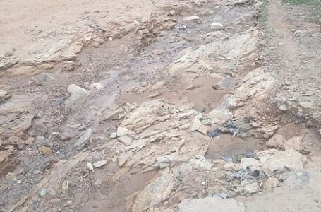 Residents of ‘Borla Road’ hit streets to protest over deplorable road
