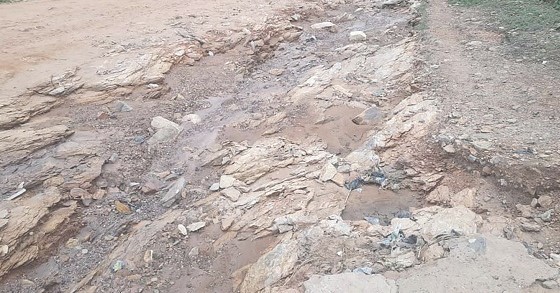 Residents of ‘Borla Road’ hit streets to protest over deplorable road