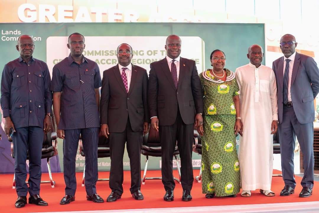 LANDS MINISTER COMMISSIONS ULTRA-MODERN OFFICE COMPLEX FOR GREATER ACCRA LANDS COMMISSION
