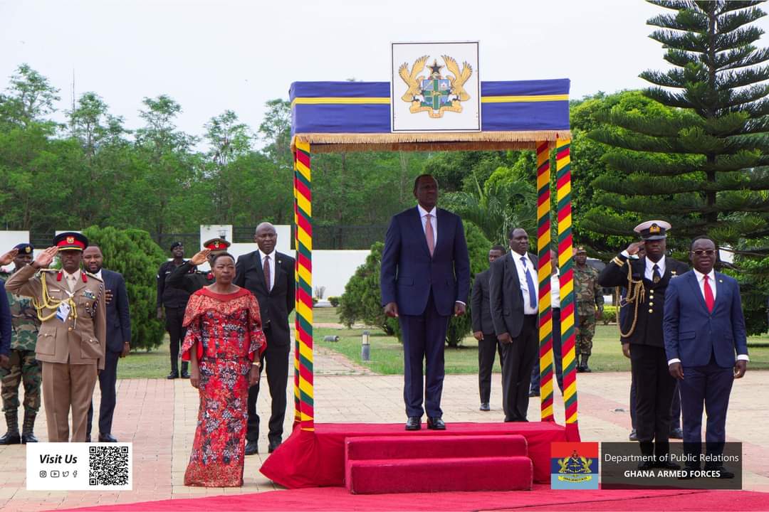 Kenyan President visits Ghana