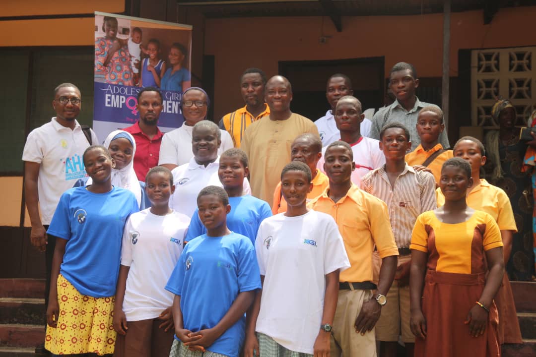OTI REGION: DYNAMIC WORKS FOUNDATION WITH SUPPORT FROM KGL FOUNDATION LAUNCHED ADOLESCENT GIRLS EMPOWERMENT PROJECT IN NKWANTA SOUTH MUNICIPALITY.
