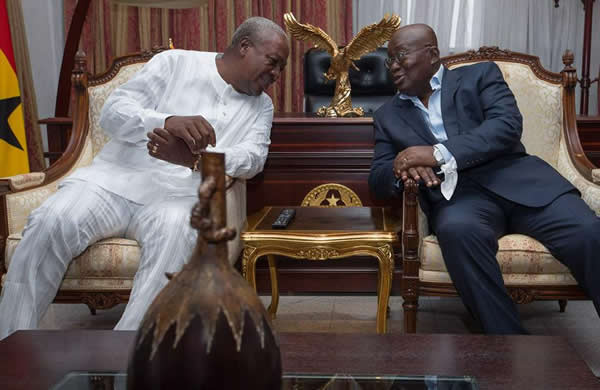 ‘I won’t protect your corrupt legacy‘ – Mahama fires back at Akufo-Addo