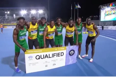 Ghana qualifies for 2024 Paris Olympics 4x100m men’s relay