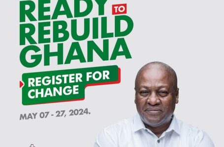 Mahama urges Ghanaians to persevere despite challenges in voter registration