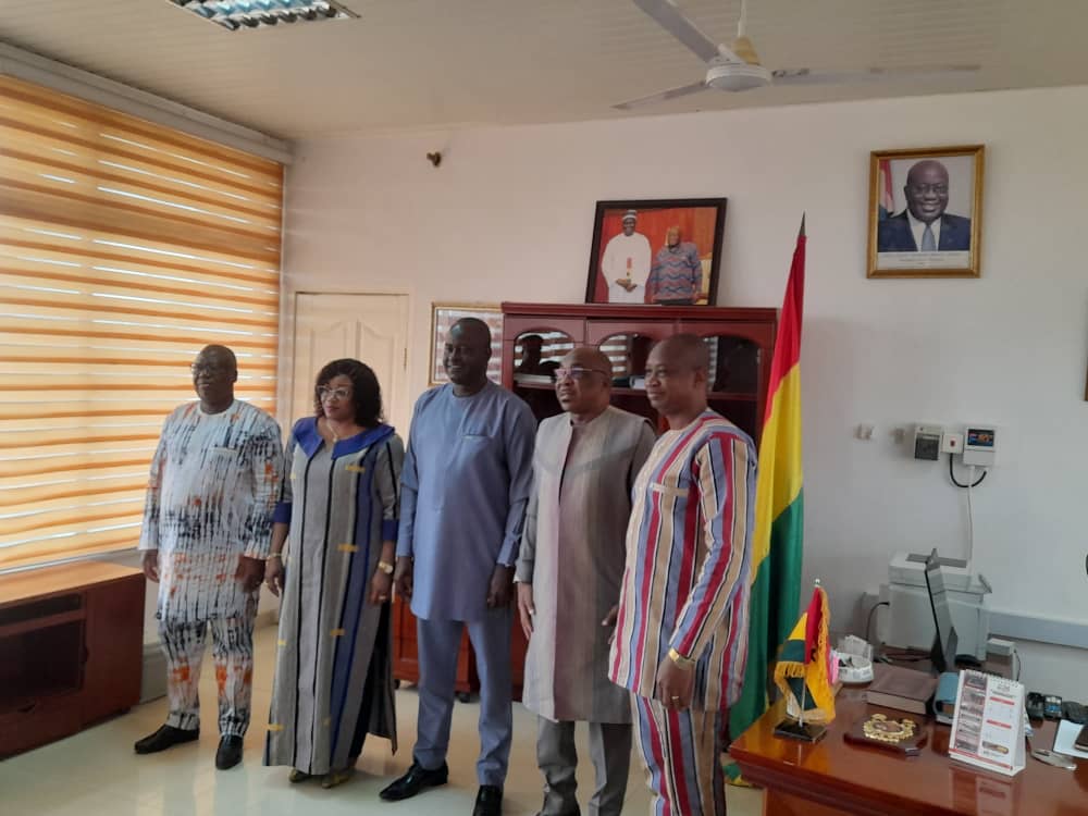 Four governors from Burkina Faso pay courtesy call on Upper East Regional Minister 