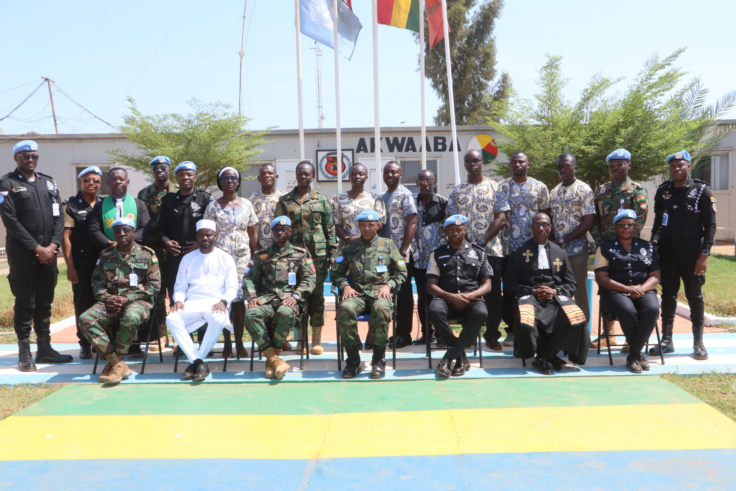 UNMISS GH 11 HOLDS SECOND QUARTER RELIGIOUS PARADE / MEDAL DAY THANKSGIVING SERVICE