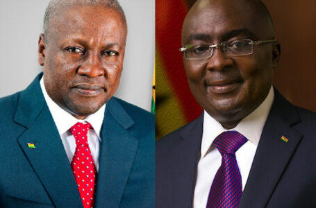 John Mahama leads Bawumia in latest poll, holds strong coalition