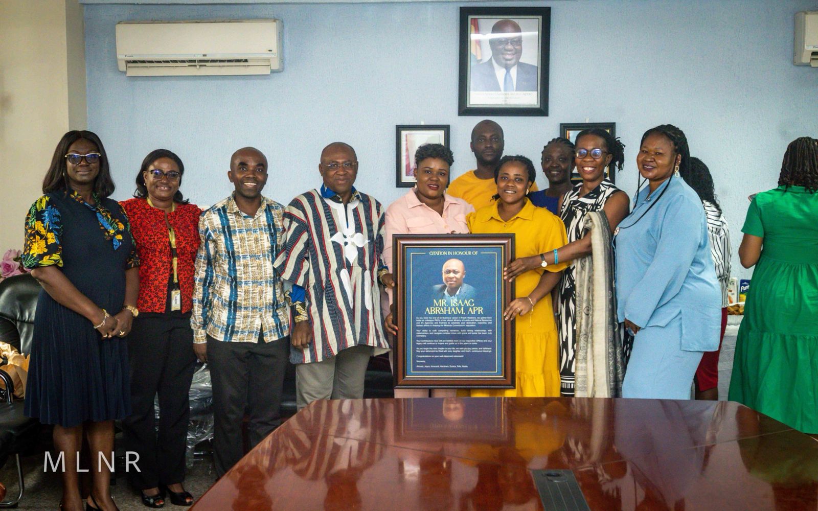 Ministry & Agency PROs honour outgoing Mincom Head of Comms
